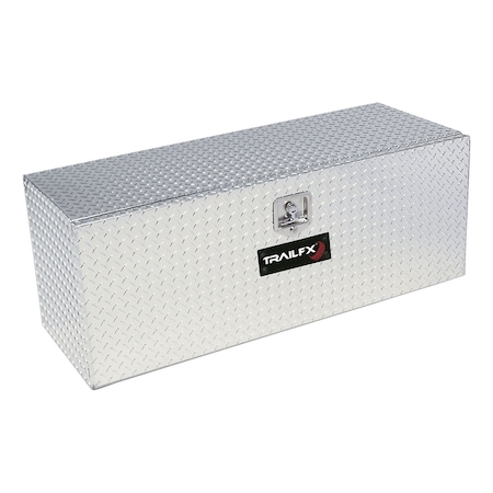 Trailfx TrailFX 190241; Truck Tool Box; Underbody Single Lid Diamond Tread Bright Polished Aluminum 190241